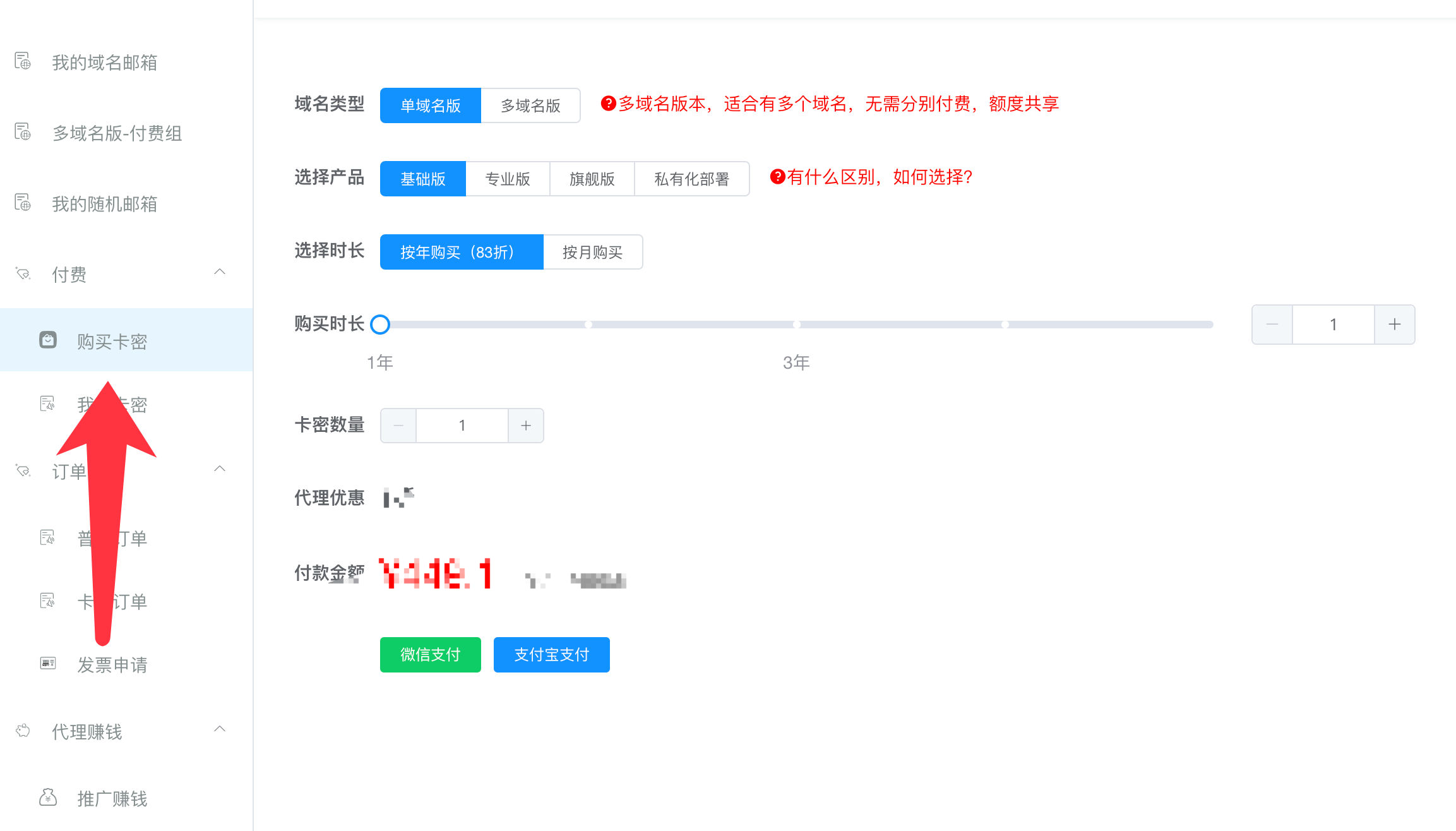 直接付费